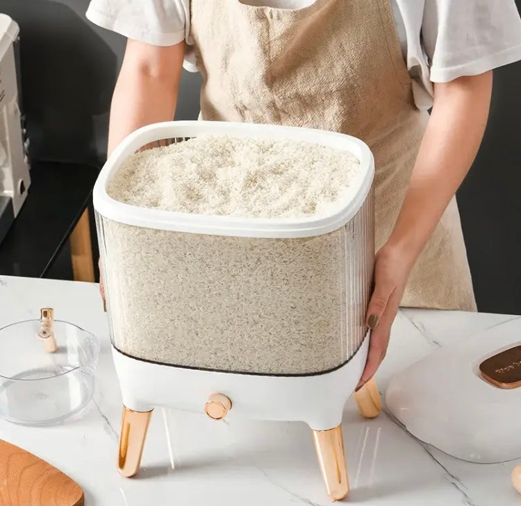 10Kg Elegant Rice Dispenser with Lid