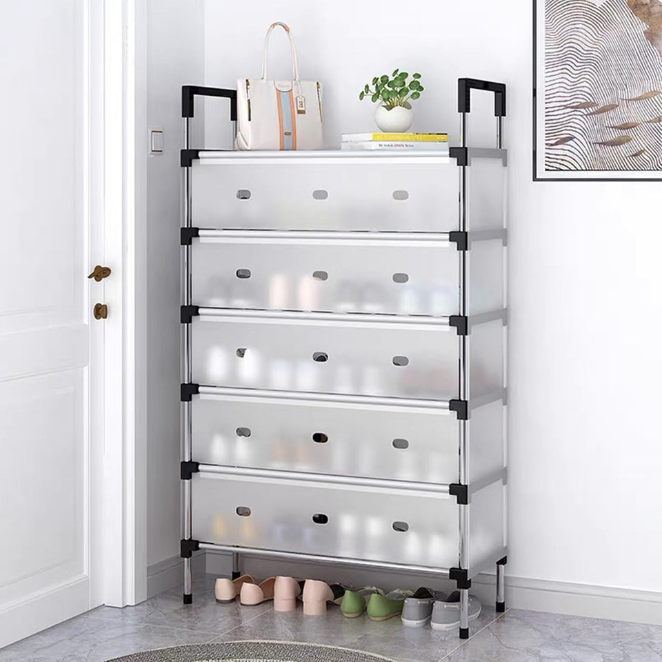 Hashmart Dust Proof Shoe Rack – Covered Shoe Storage Organizer