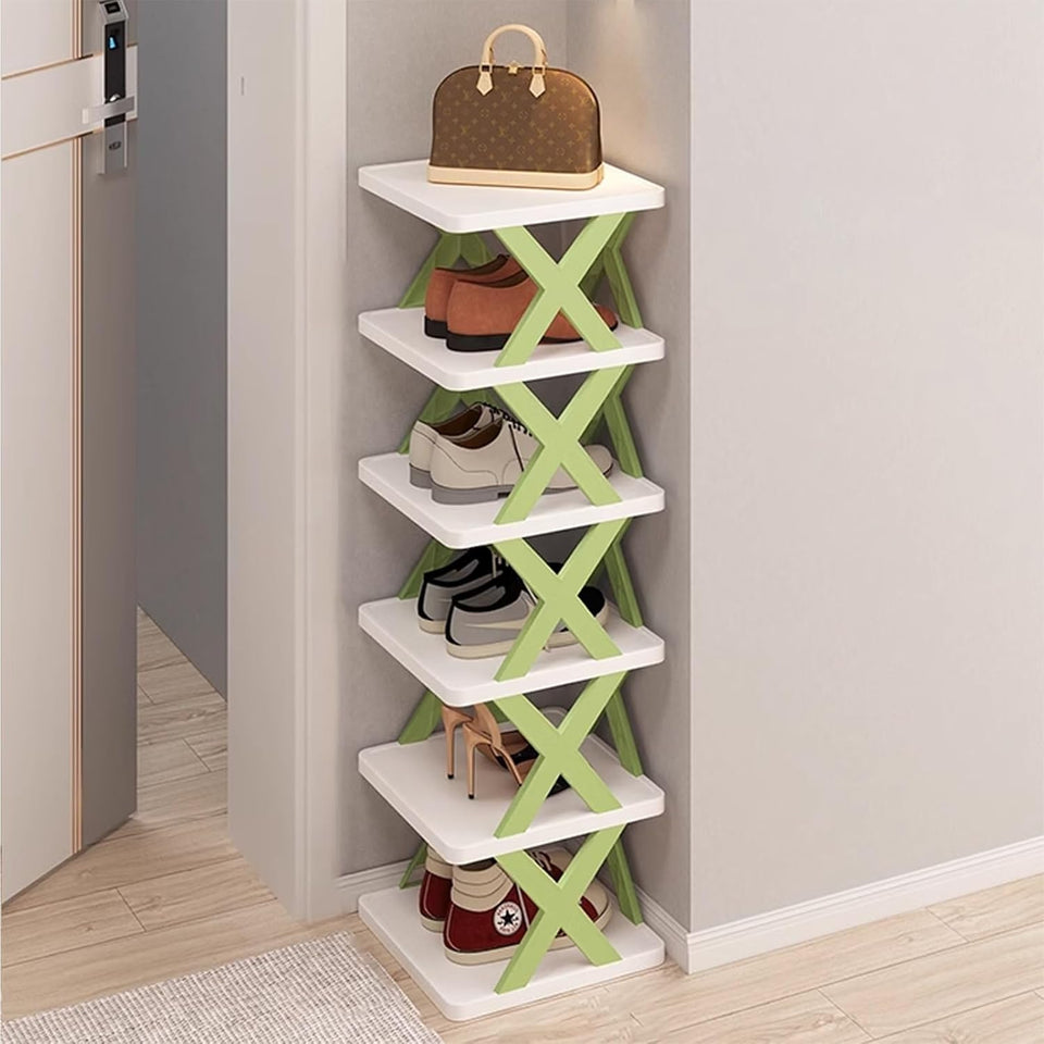 X Shape Shoe Rack