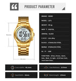 SKMEI 2271 Luxury Brand Unique Leather Strap Watch