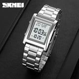 Power Brand Men's Quartz Luxury Stainless Steel Waterproof Wristwatch