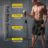 11pcs / Set Fitness Resistance Bands Elastic Pull Rope Exercise