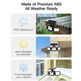 Triple Head Outdoor Waterproof Solar Motion Sensor Light
