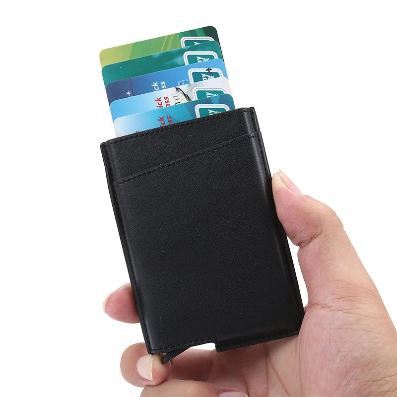 Smart Minimalist Metal Thin Pop-upable Wallet