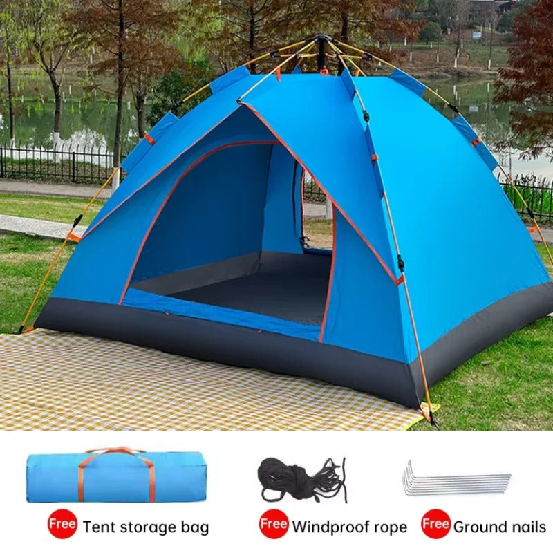 4 Person Fully Automatic High Quality Auto Camping Tent