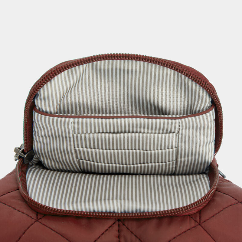 Crossbody Bag W/ Water-Bottle Compartment