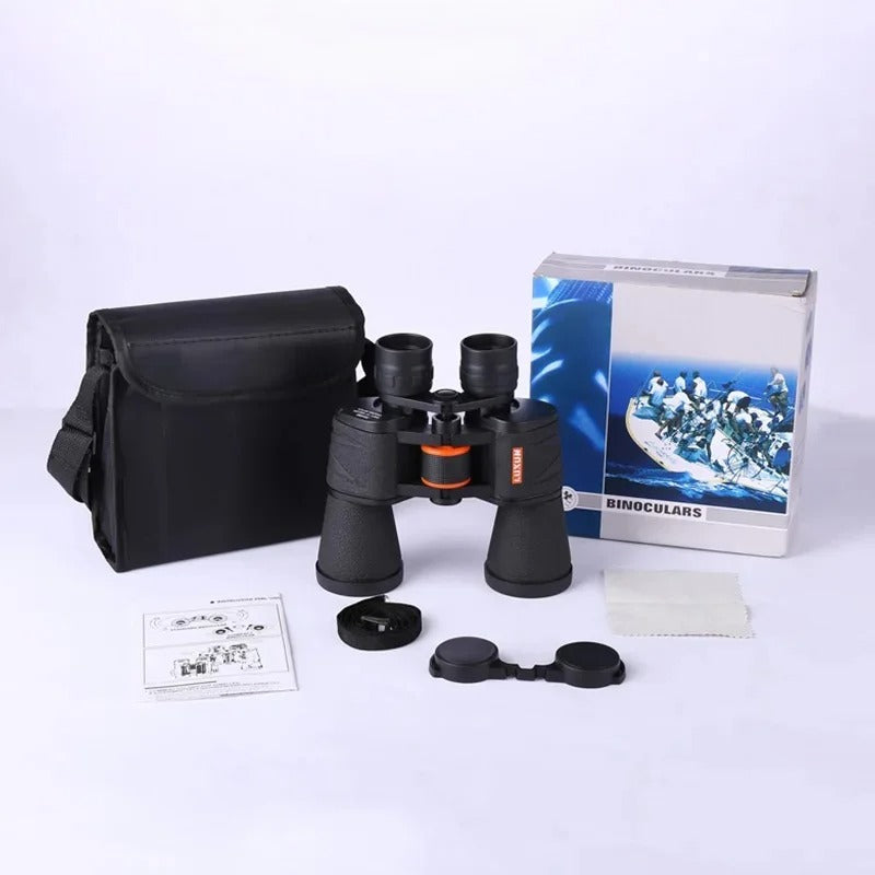Portable 20X50 Anti-slip Binocular Telescope BAK4 FMC 20X Low Light Night Vision Binoculars