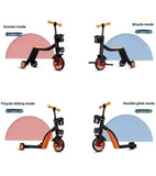 8-in-1 Multi-Functional Kids Scooter & Tricycle