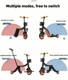 8-in-1 Multi-Functional Kids Scooter & Tricycle