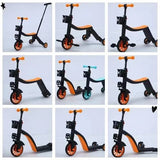 8-in-1 Multi-Functional Kids Scooter & Tricycle