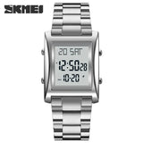 Power Brand Men's Quartz Luxury Stainless Steel Waterproof Wristwatch