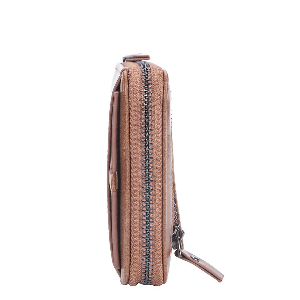 Kavi's Men's PU Leather RFID Blocking Business Wallet