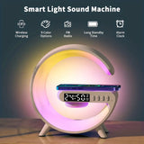 Fast Wireless Charging with 15W G & O Lamp Bluetooth Speaker & Alarm Clock