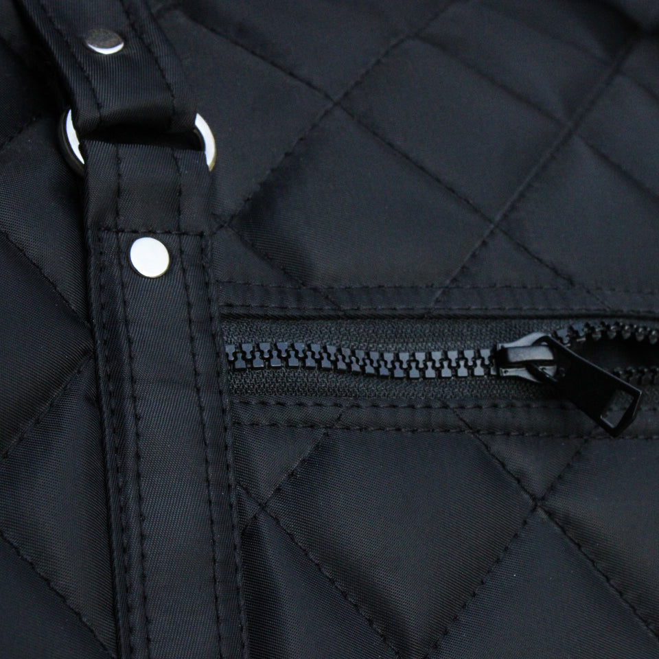 PREMIUM BLACK QUILTED DUFFLE BAG + FREE GIFT