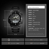 SKMEI Waterproof Stainless Steel Chronograph Watch