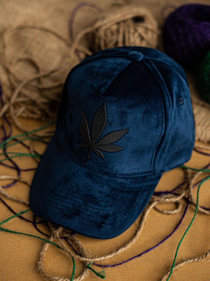 Blue Maple Suede Cap