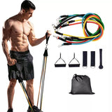 11pcs / Set Fitness Resistance Bands Elastic Pull Rope Exercise