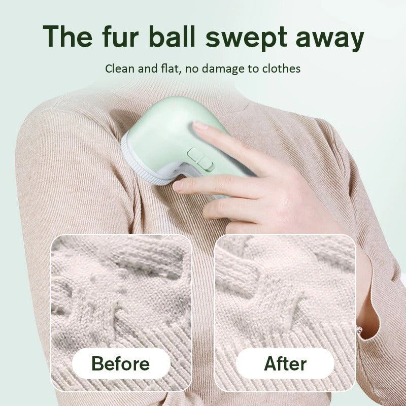 Lint Remover, Automatic Fabric Shaver for Clothes, Bedding, Carpets, Sofas - Effective Ball & Fuzz Removal, Household Cleaning Tool