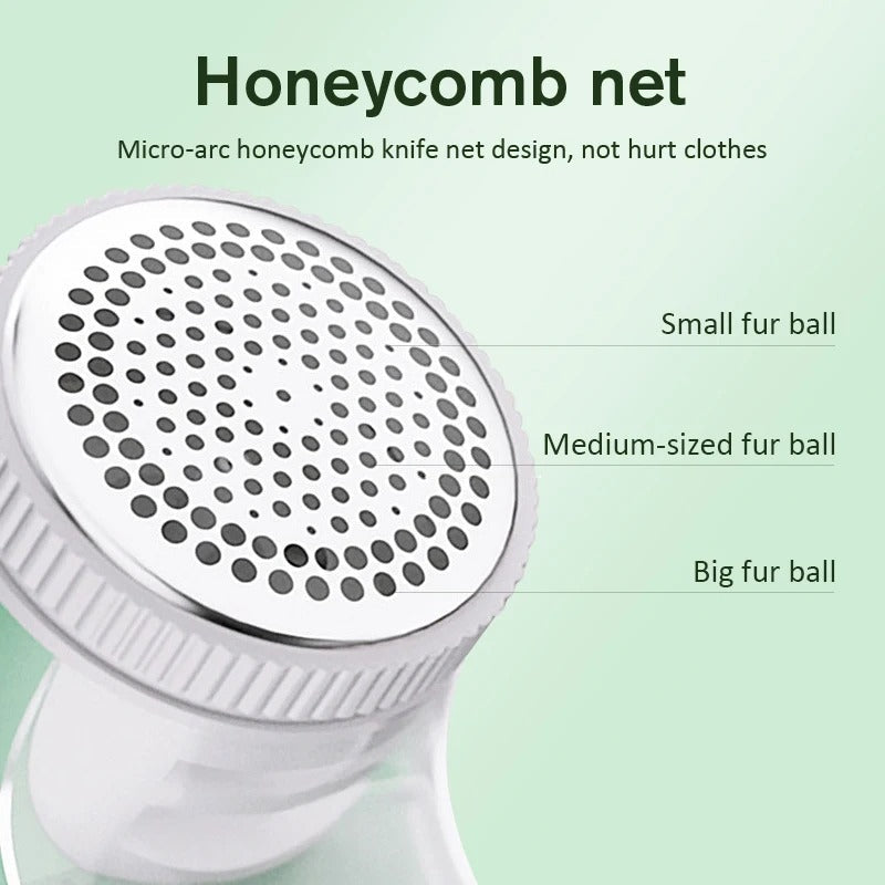 Lint Remover, Automatic Fabric Shaver for Clothes, Bedding, Carpets, Sofas - Effective Ball & Fuzz Removal, Household Cleaning Tool