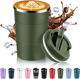 Hashmart Stainless Steel Coffee Mug with lid