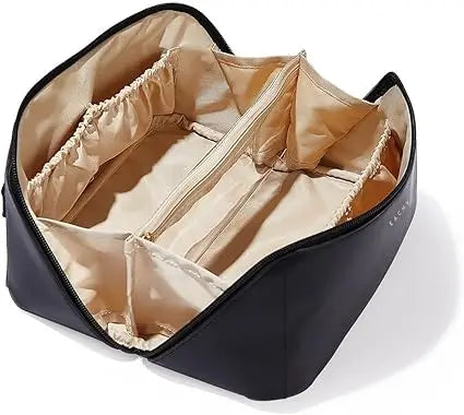 Hashmart Cosmetics Leather Pouch – Stylish Makeup Organizer