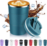 Hashmart Stainless Steel Coffee Mug with lid