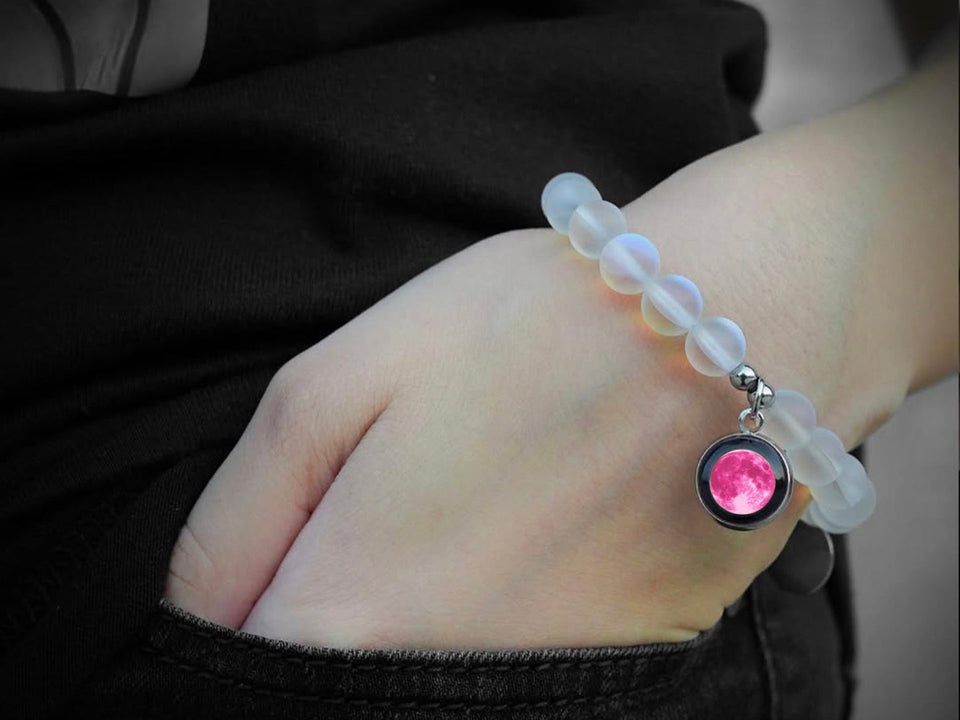 Beaded Bracelet White (Luna In Color)