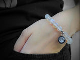 Birthmoon Beaded Bracelet (White)