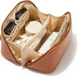 Hashmart Cosmetics Leather Pouch – Stylish Makeup Organizer
