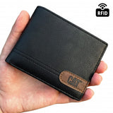 CAT Slim Soft Genuine Leather Wallet with Cardholder