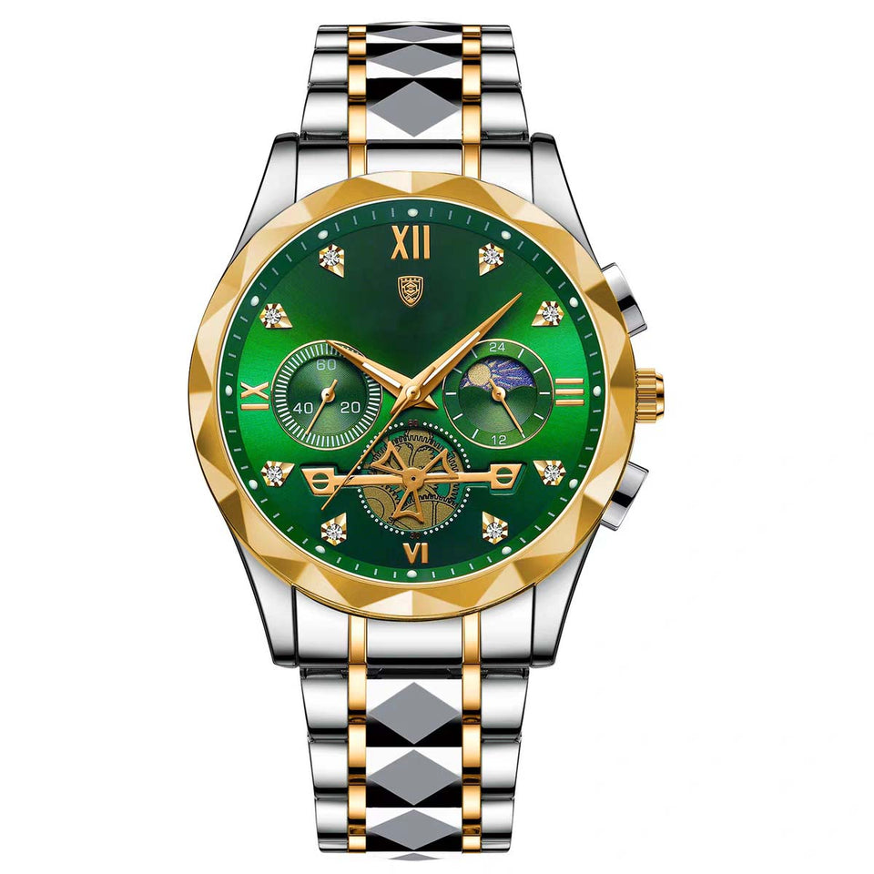 VIP Dinar Brand Men's Business Waterproof Chronograph Wrist Watch