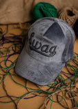 Grey Swag Suede Cap CC1006