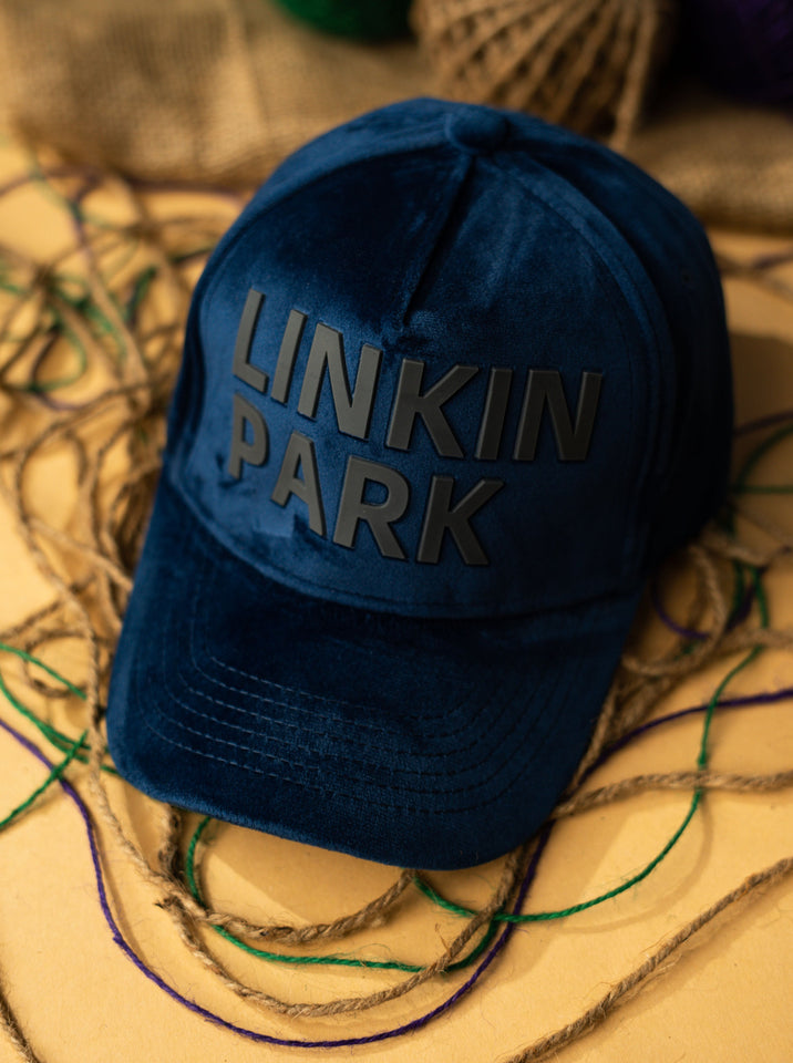 Dark Blue Linkin Park Suede Premium Cap