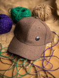 Brown Button Premium Cap