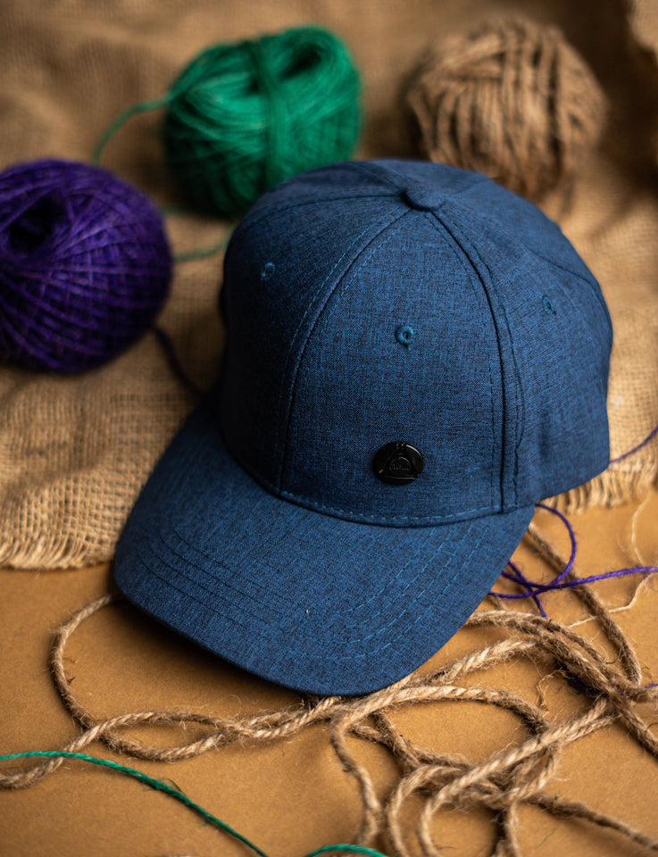 Blue Button Premium Cap