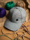 Greyish Button Premium Cap