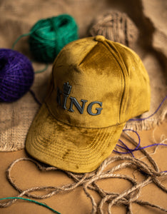 Yellow King Suede Cap