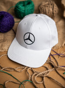 White Merc Cap