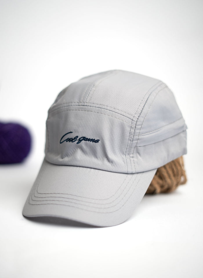 Grey Creative sports Mesh Cap