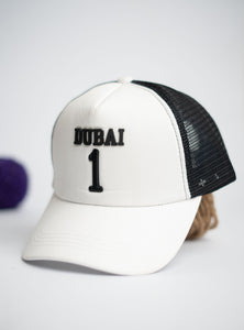 White Dubai Premium Cap