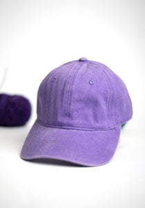 Purple Denim Cap
