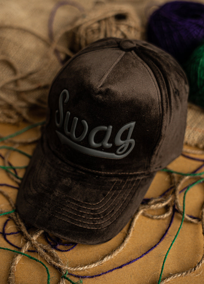 Brown Swag Suede Cap