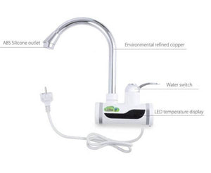 Electric Hot Water Heater Faucet Kitchen Instant Heating