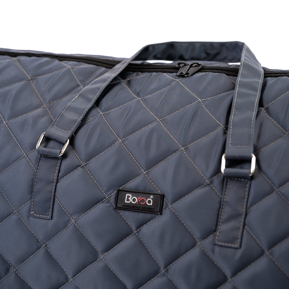 - Leather Garment Duffle & Free Crossbody Bag -