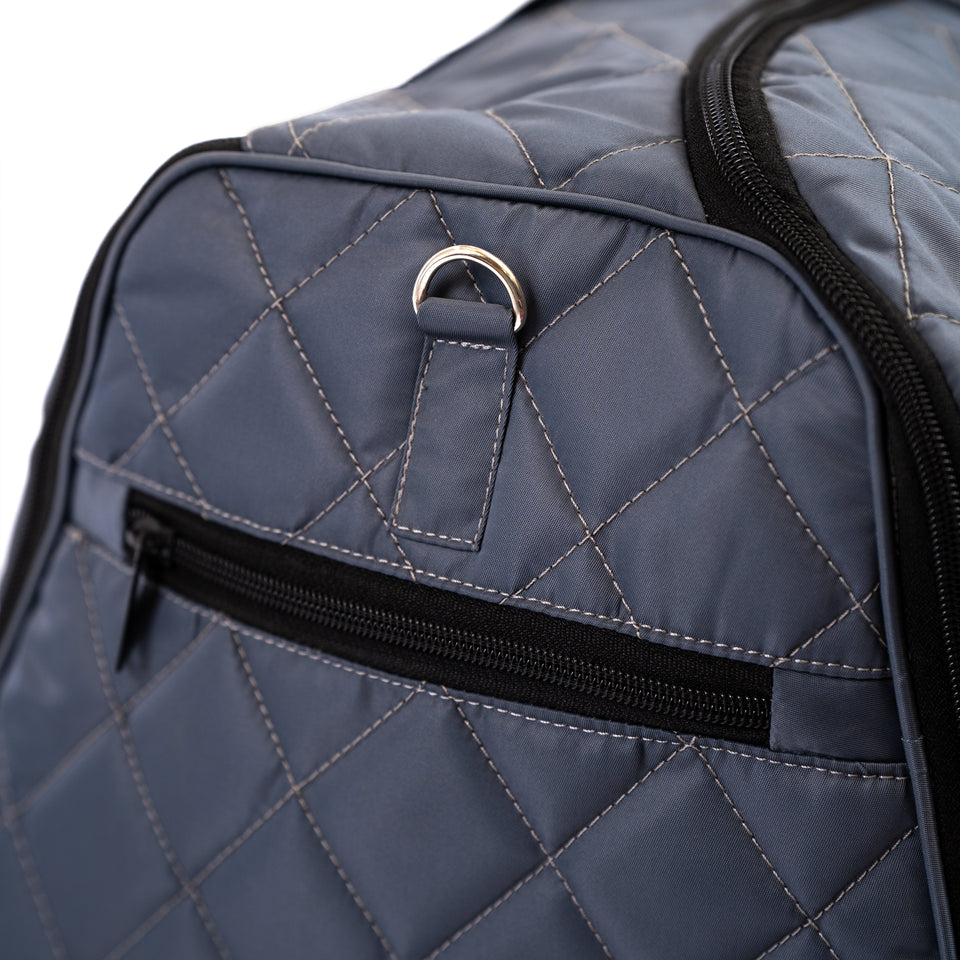 - Leather Garment Duffle & Free Crossbody Bag -