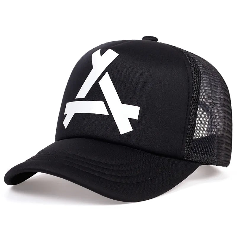 HASH-MART Black A Net Cap