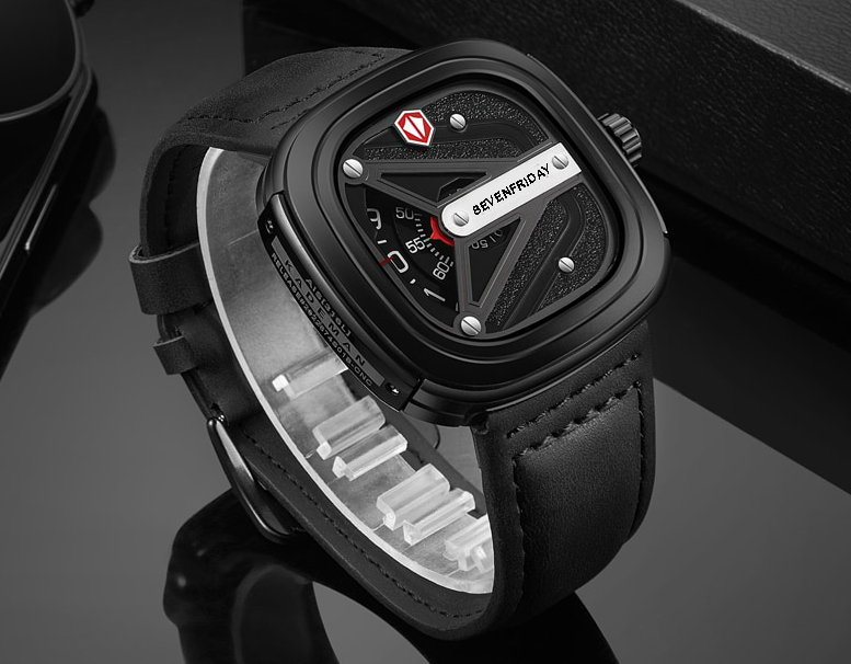 SEVENFRIDAYY Leather Strap Seven Friday Edition Wrist Watch