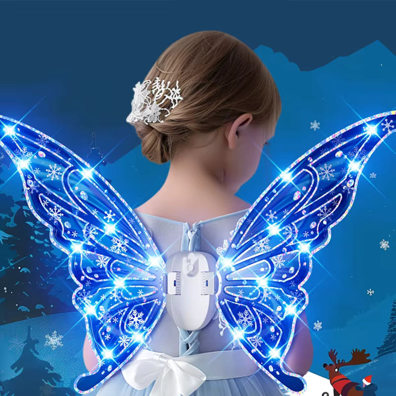 Electric LED Butterfly Wings – Magical Fairy Costume for Kids