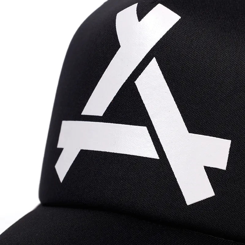 HASH-MART Black A Net Cap