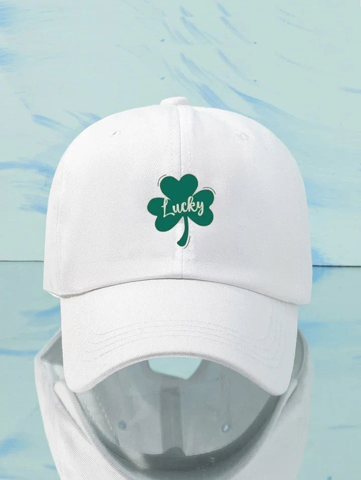 White Lucky Cap